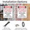 Signmission Natural Gas No Smoking Danger Sign, Plastic, 7in W x 10in L, 2PK OS-2PACK-DS-P-710-V-1454 - alternate 6
